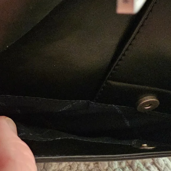 French Connection Charm Smooth Ring Closure Hobo Handbag - Picture 6 of 13